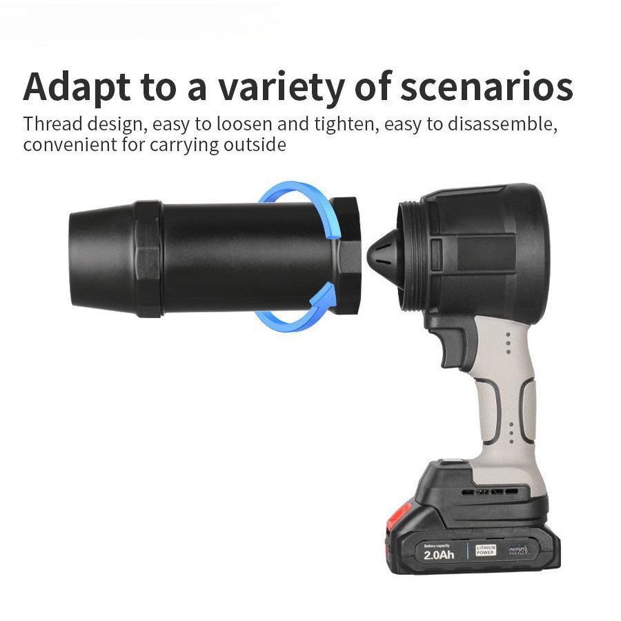 Portable Storm Machine Segmented Electric Turbocharged Fan Handheld Blower Dust Removal and Leaf Blowing Machine