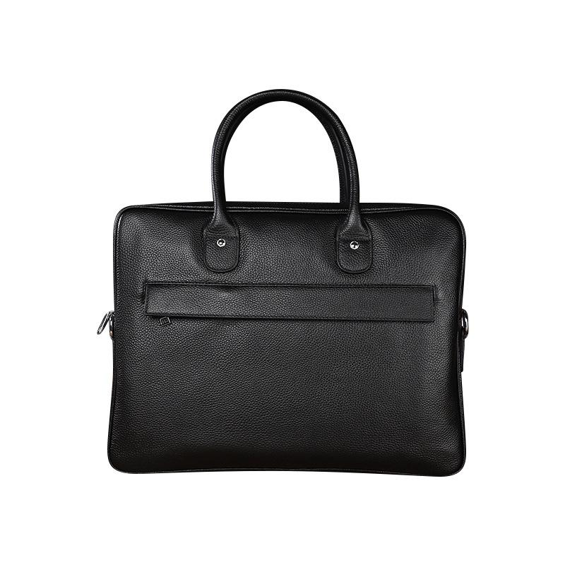 Geantă de mână pentru bărbați din piele naturală, geantă de umăr, geantă crossbody din piele de vacă, casual, pentru computer