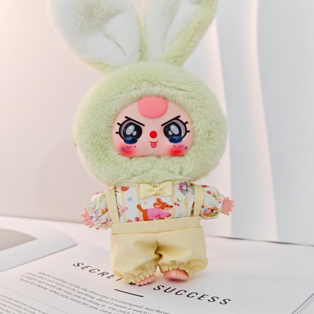 Macaron Little Rabbit Doll Clothes: Cute Pendant, Outfit for 3-Year-Old, Blind Box Edition