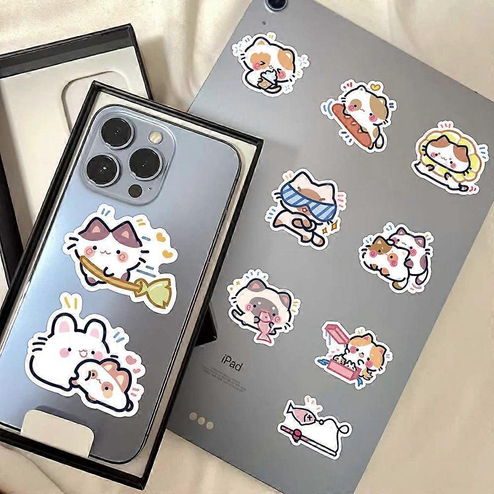 60 Chubby Critter Cartoon Stickers, Laptop Stickers, Vinyl Stickers for Car, Luggage, Skateboard, Motorcycle, Teens and Adults