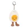 Easter Series Charm Boiled Egg Cute Doll Plush Pendant 10cm High