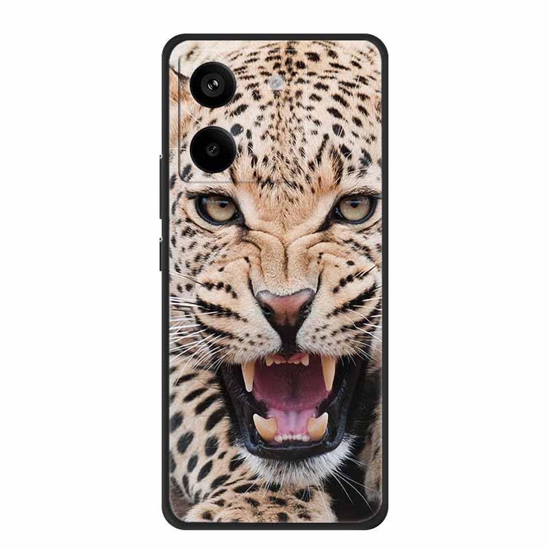 For Xiaomi Poco M7 Pro 5G Case Animals Soft Silicone TPU Phone Cases Back Cover for PocoM7 Pro Protective Shockproof Cats Fundas