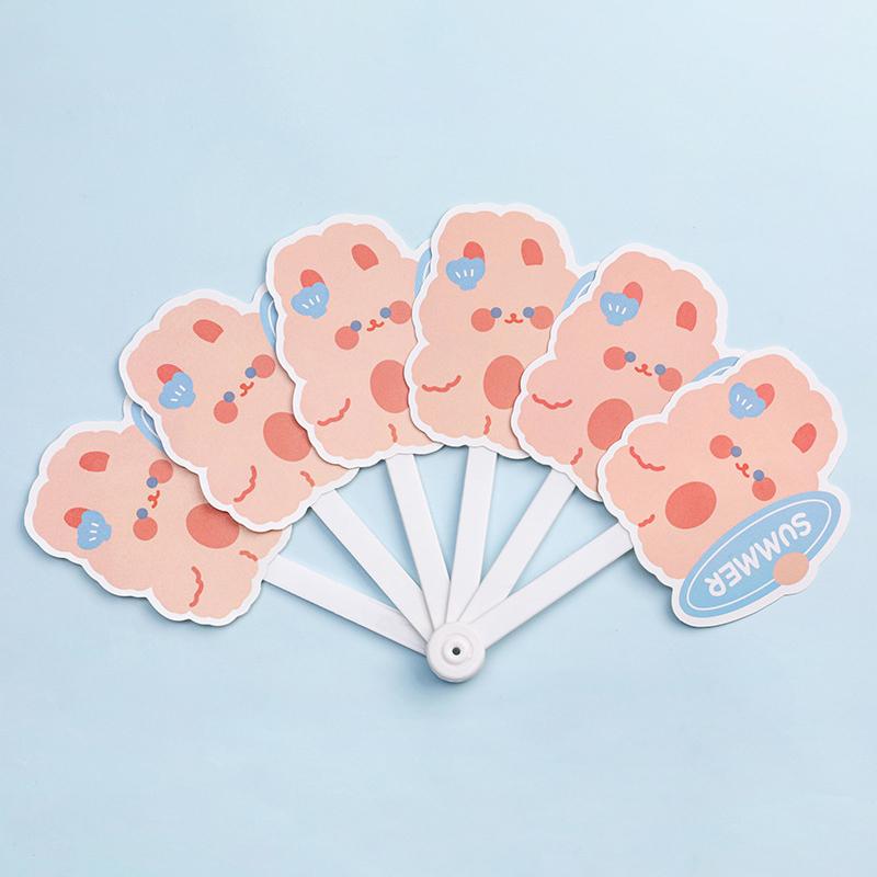 Cute Cartoon Mini Portable Alien Hand Shake Fan Cool Small Fan Summer Cooling Fan Gift
