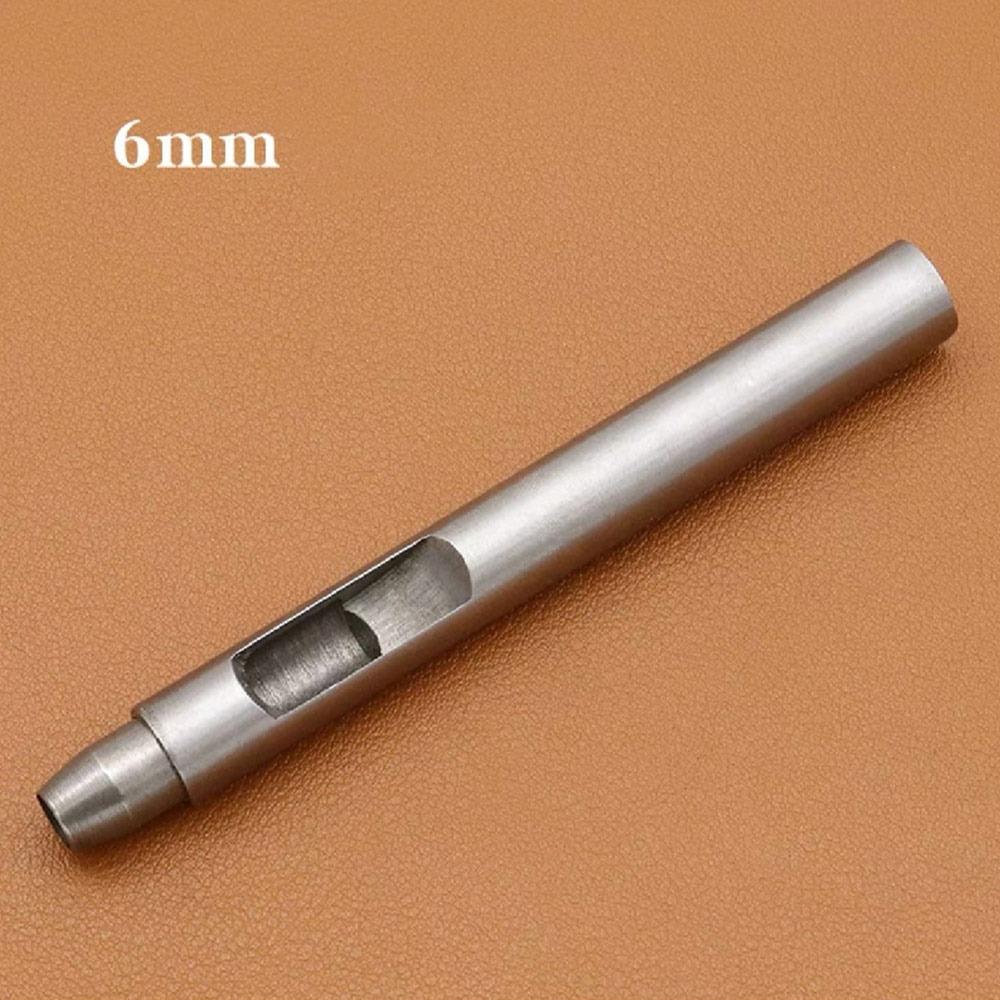 1Pcs Alloy Steel Round Hole Puncher DIY Straight Head Leather Craft Tool 0.5-10mm Leather Punch Sewing Bag Shoes Belt Watch Band