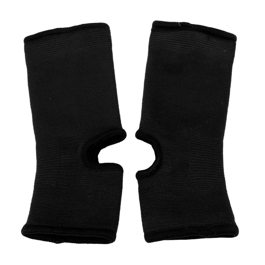 1 Pair Ankle Brace Socks Breathable Comfortable Flexible Multifunction Ankle Brace Compression Sleeve for Boxing Outdoor Sports Black L