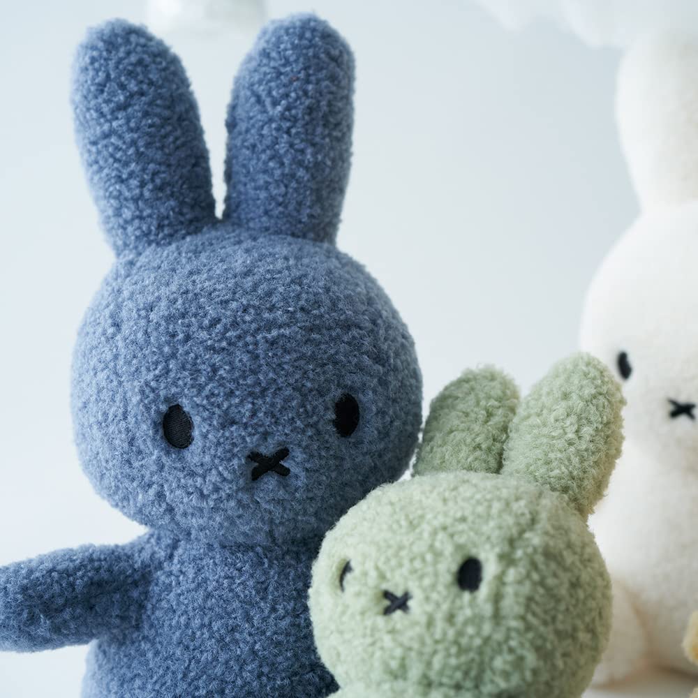 BON TON TOYS Miffy Recycled Teddy Bear, 33cm, BTT-012 (Matcha Green)