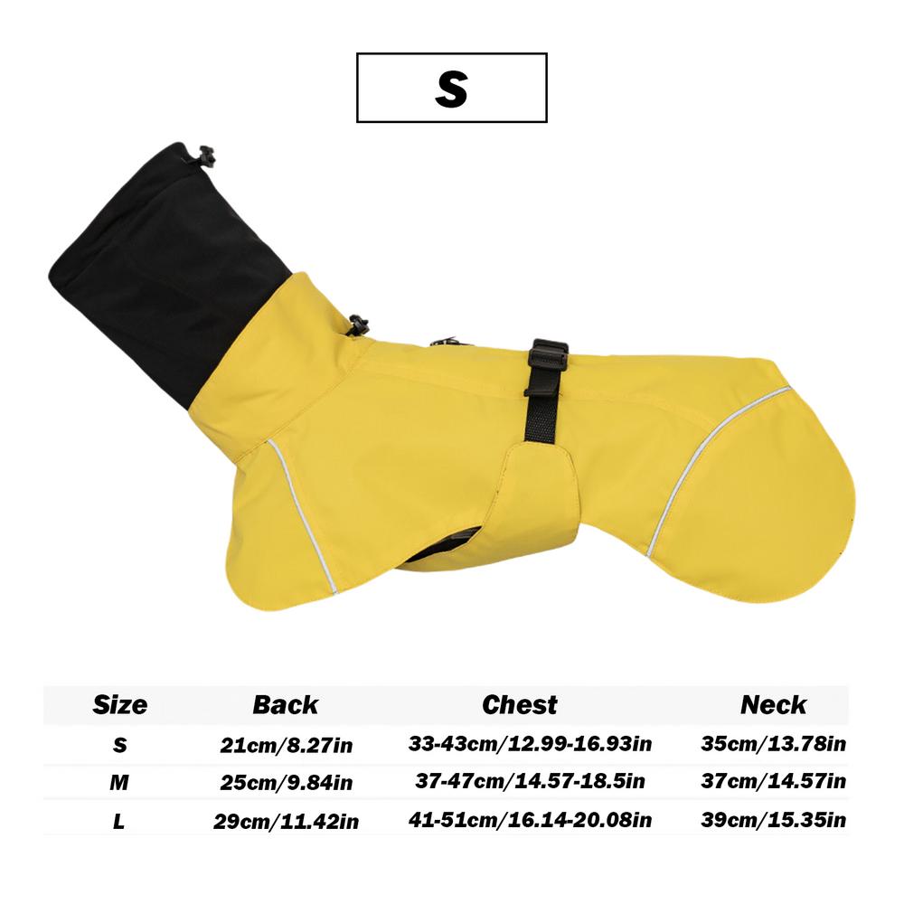 Rain Coat For Dogs Dog Rain Jacket For Small Medium Doggy Lightweight Reflective Pet Poncho Adjustable Jacket Clothes For Puppy