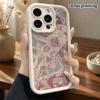 Phone Case: 2D Flat Design Suitable for iPhone 18 17 16 15 14 13 Pro Stepped Protective Case, Seashell Pearl, Christmas and Halloween Holiday Gift