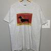 World’s Best Daschund Wiener Dog Gray Tee Size Large