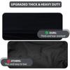 Weatherproof Barbecue Cover For 42 Inches Grills Elastic Hems Heavy Dutys Weatherproof Black Grills Top Cover