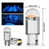 T10 W5W Cob Glass Wedge License Plate Lamp LED Car Light Dome Read Drl Bulb Car Accessories Dc 12v Universal Six Colors