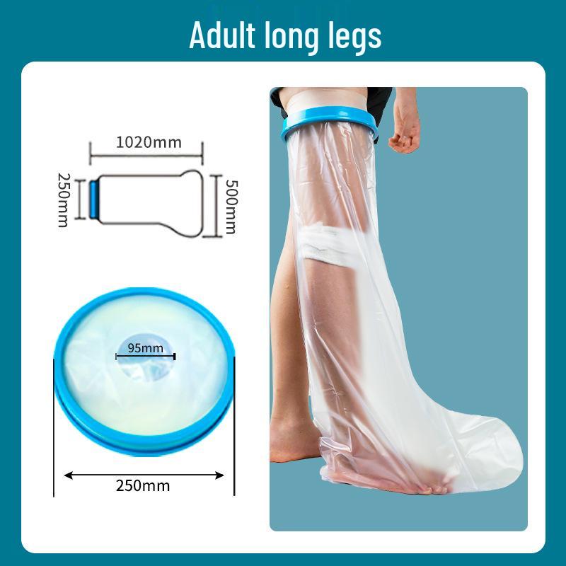 Waterproof Adult Cast & Wound Protector for Knee, Leg, Ankle, and Hand