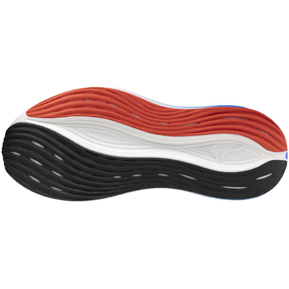 Mizuno NEO ZEN Running Shoes, Jogging, Marathon, Training, Sports, Lightweight, Resilient, Thick Sole, Akaoni x Aooni, Size 24.0 cm, 2E