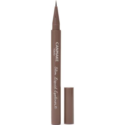 Slim Liquid Eyeliner 03 Chaba Contains Serum Greige Greige, Ultra-Fine Brush, Waterproof, Ingredients,