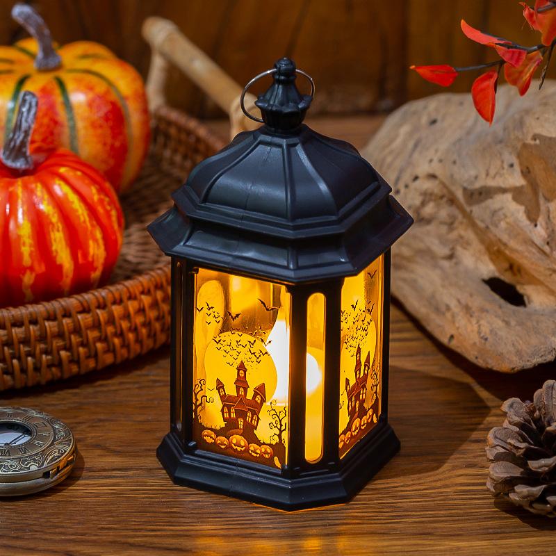 

Halloween Decorations Children s Hand-held Pumpkin LanternsAtmosphere OrnamentsPendants Wind Lanterns Party Outfits Castle