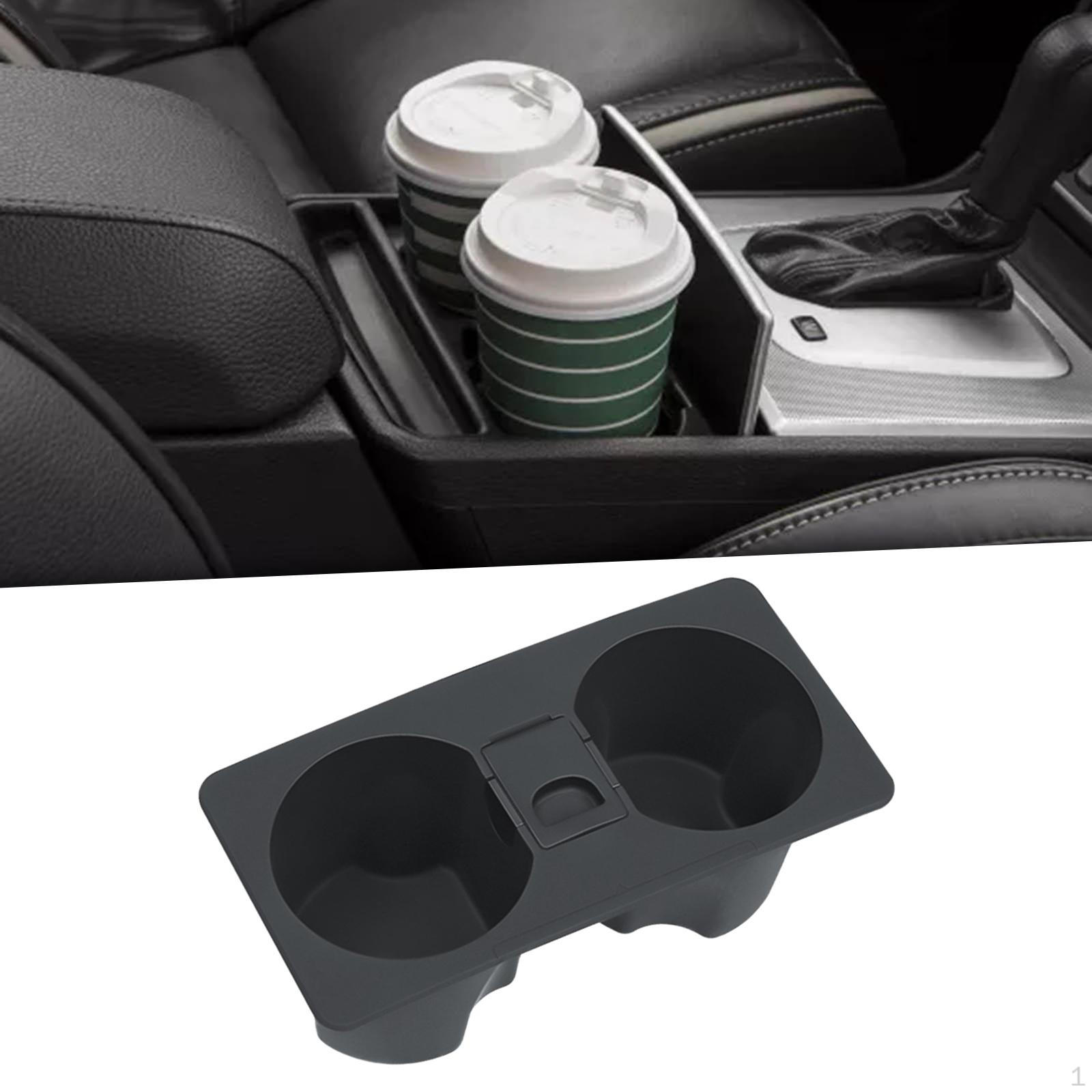 

Car Center Console Cup Holder Insert Gadgets Limiter Interior Parts Replacement Drink Bottle чёрный