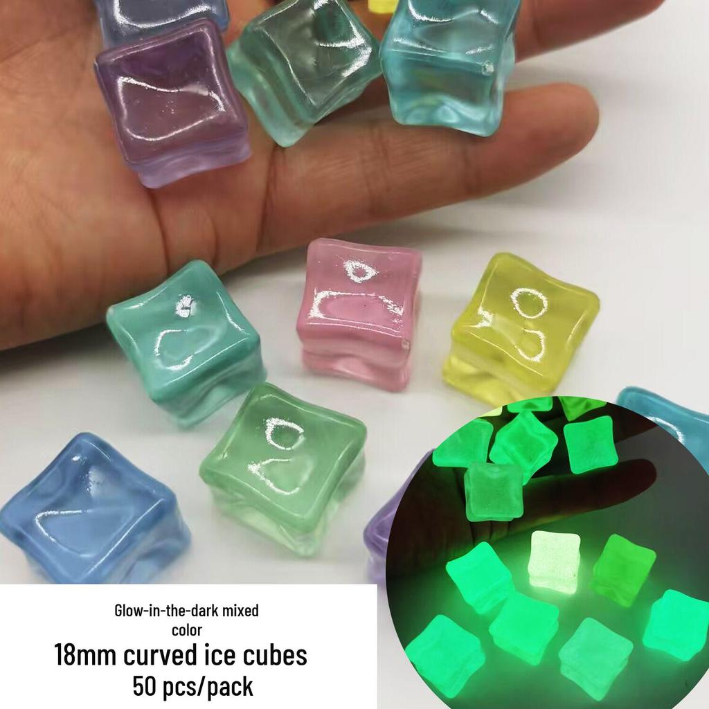 Colorful Mini Acrylic Milk Bottle Cartoon Ornaments - Cute Handmade DIY Decorative Accessories