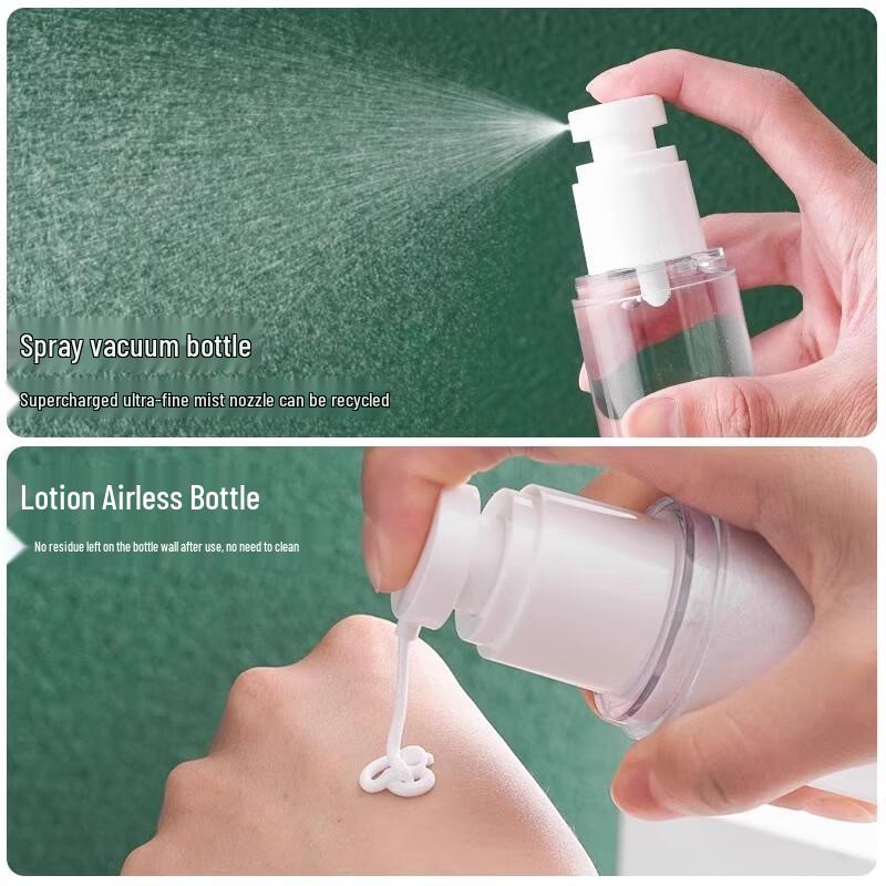 Vacuum Travel Dispensing Bottle Set