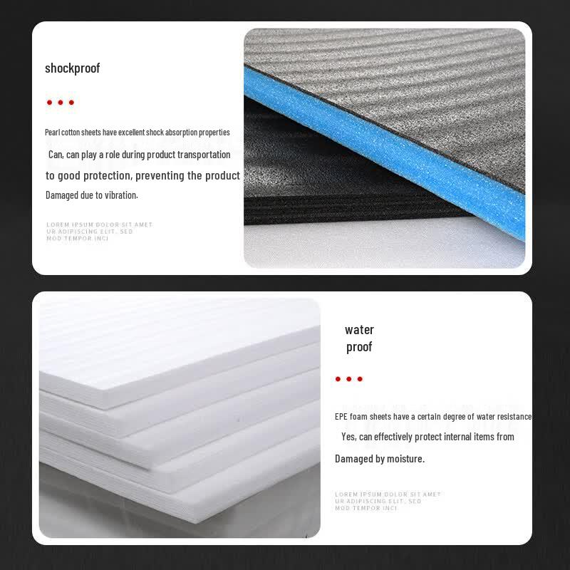 EPE High-Density Pearl Cotton Foam Packing & Insulation Boards