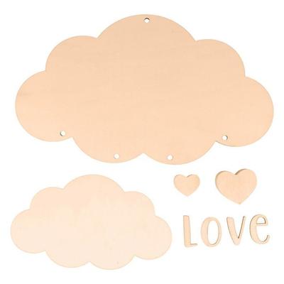 Wooden Cloud Mobile