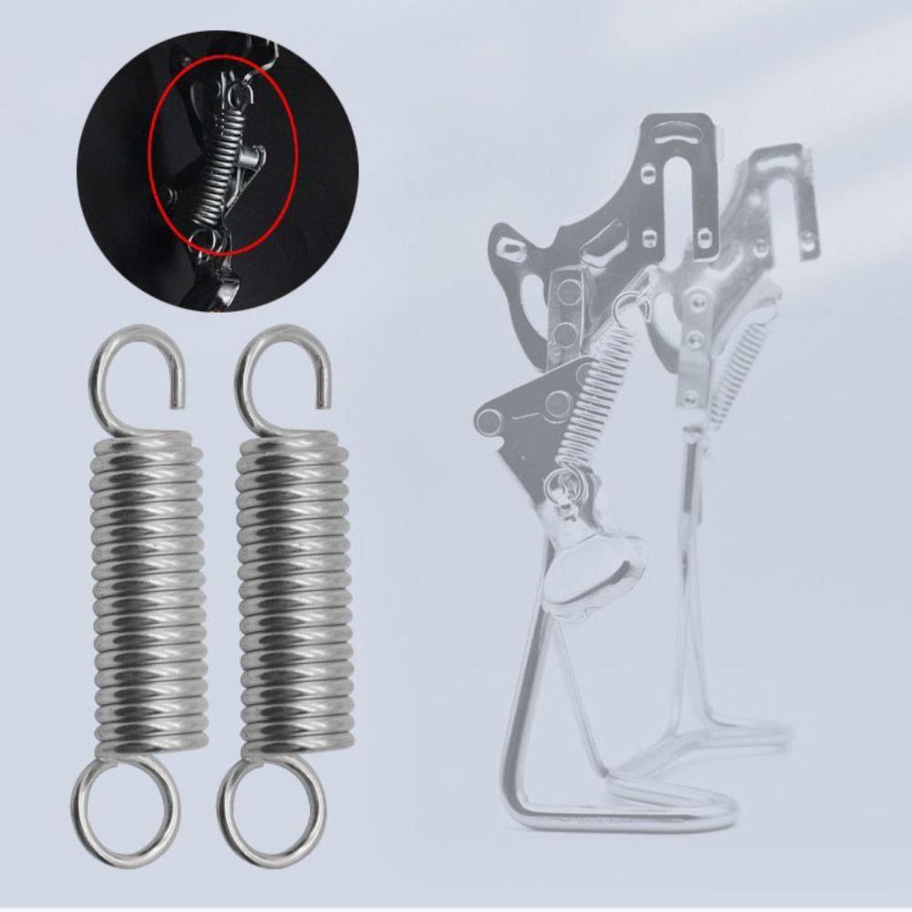 2pcs Silver Electric Bike Support 7cm Assist Bracket Foot Support Springs  Electric Bike Accessories