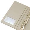 Franklin Planner Cervo Embossed Light Compact 65318 Binder, 23mm, Gray, Size,