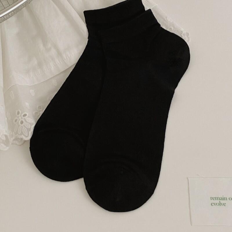 Maulbeerseide Socken Damen Sommer Dünn Atmungsaktiv Und Kühl Basic Socken Weich Wachsig Schweißabsorbierend Einfarbig Knochenlos Kurze Socken