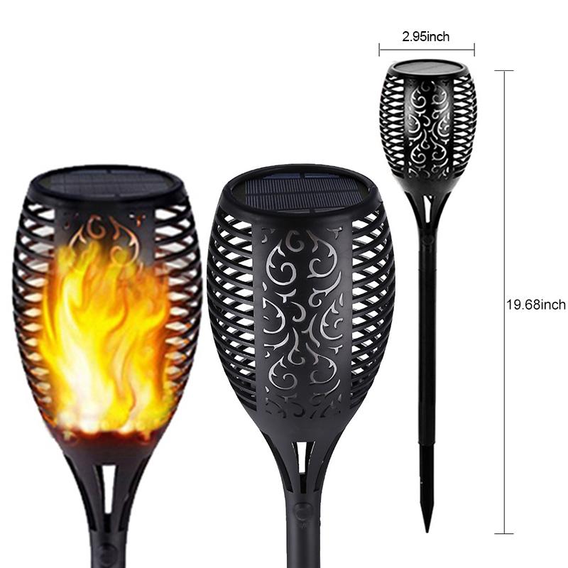 

Солнечный свет пламени мерцающий синий RGB фиолетовый свет водонепроницаемый садовый декор открытый газон дорожка двор патио солнечный светильник 1PCS жёлтый