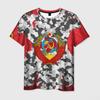 New Russian Coat Of Arms Men's 3D Print T-Shirts Fashion USSR Soviet Union Pattern Short Sleeve T Shirt Street CCCP Top Clothing