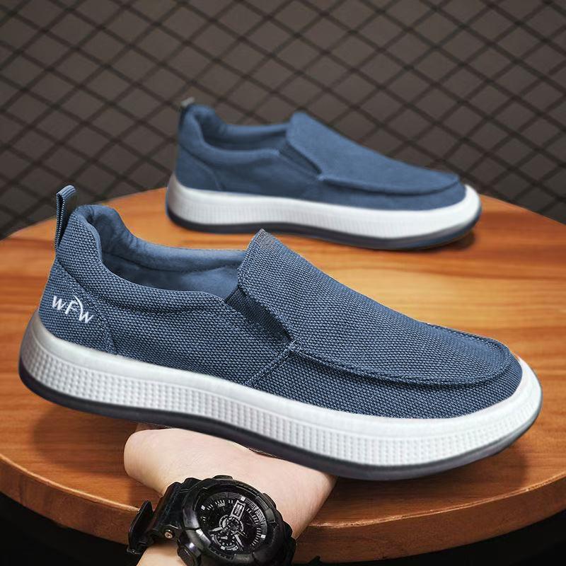 Cloth Shoes Men's Summer Casual Shoes Driving Shoes Walking Breathable Soft Sole Not Tired Feet Men's Shoes
