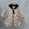 2026 European Winter White Duck Down Hooded Vest: Trendy, Loose-Fit, Plus Size Women's Fashion