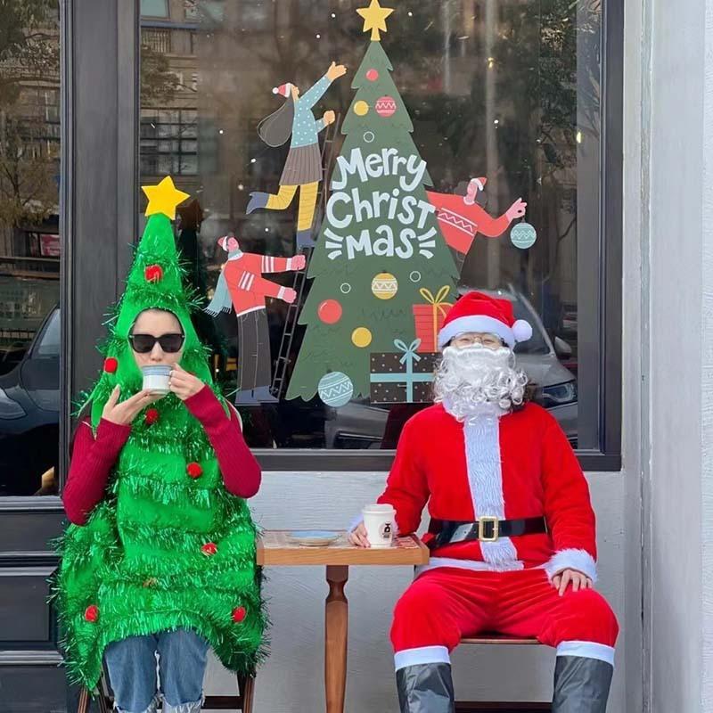 Christmas Tree Costume Adult Toddler Christmas Tree Dress Up Christmas Show Costume Santa Claus Costume Christmas Tree Simulation
