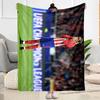 Atletico Madrid Player Blanket Comfortable Suitable for Chair Sofa Picnics Four Seasons Universal Modern Gifts For Family Or Friends
