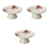 Set of 3 Blue and White Bowls X Bowls by Setomonohonpo Red-Embossed Brushed-Stained [16.5 7cm]