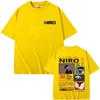 Hot Rapper Niro OX7 Album Graphic Tshirt Unisex Unisex Casual Cotton Vintage Male Hip Hop Fashion Pop Music Tshirts Streetwear