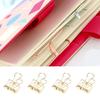 14 Pcs Long Tail Binder Clips Hollow Out Document Clips Metal Wire Clips Stationary Clips for Office