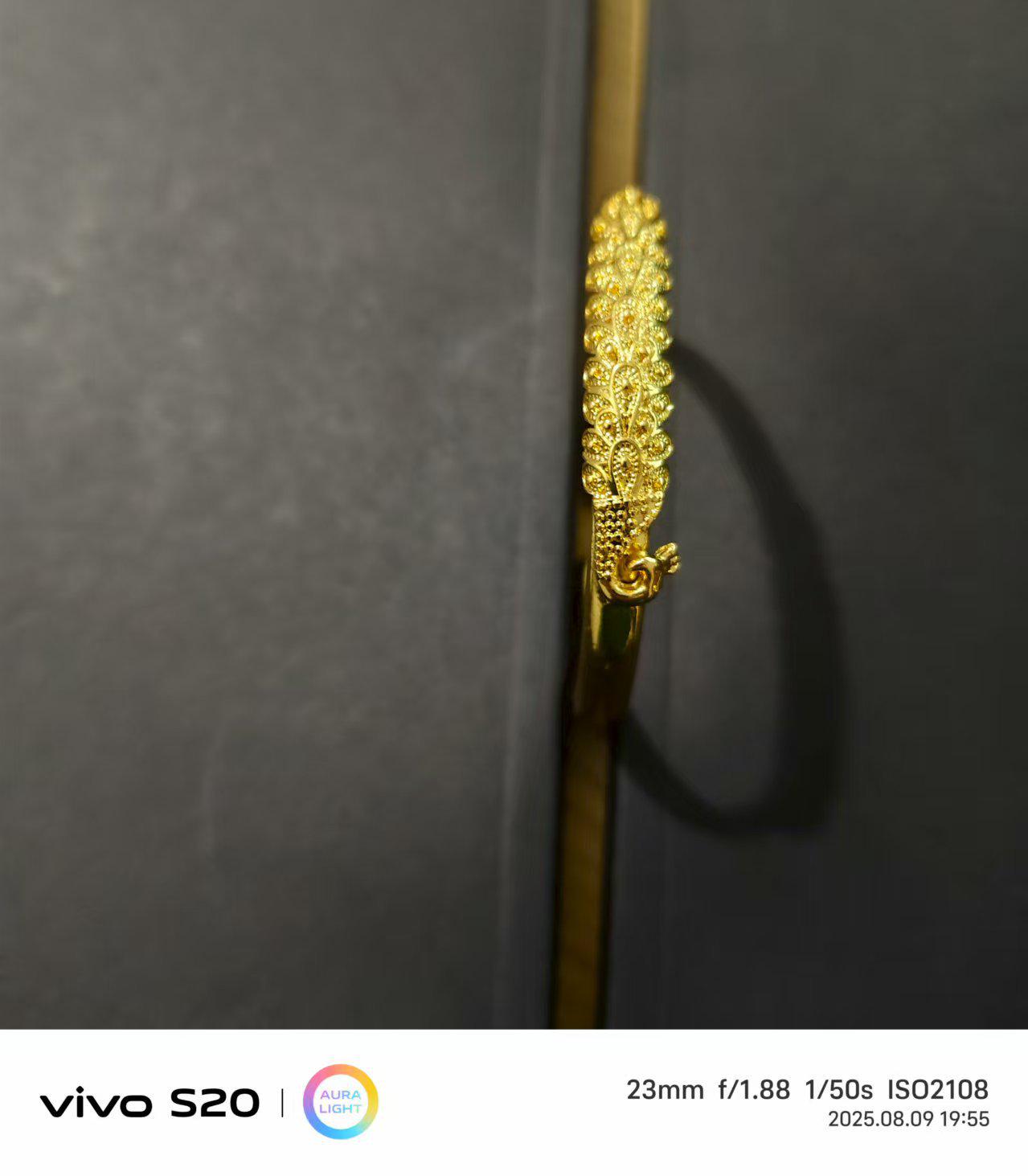 Браслет-бангл с эмалью cloisonне  Павлин  - Модная бижутерия Alloy