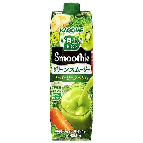 

Kagome Yasai Seikatsu 100 Smoothie Green Smoothie 1000g paper pack x 6 pieces
