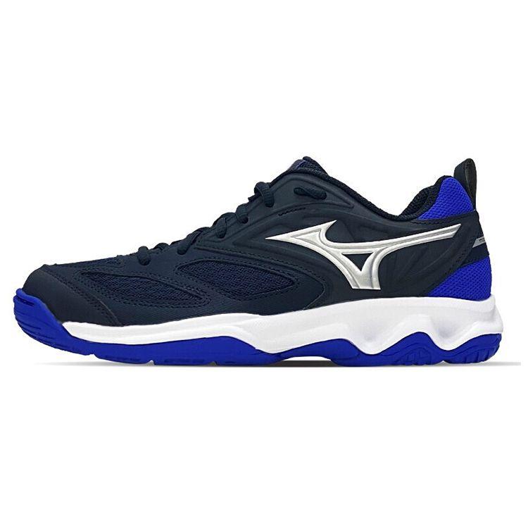 Mizuno Dynablitz Non-Slip Wear-Resistant Badminton Low-Top Training Shoes Unisex Sneaker Blue White V1GA212202