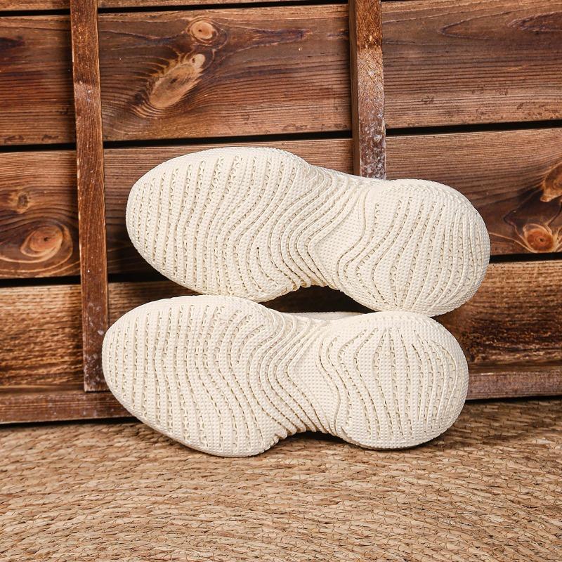 Fashion 2025 New Women's Casual Shoes Platform Sole Button Mesh Round Toe Shoes Women Leisure Fashion All-match Zapatillas De Mujer