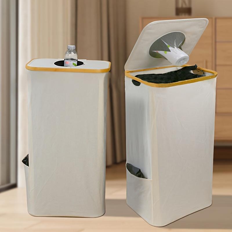 Oppbevaringskurv med lokk Resirkulerbar flaske Oppbevaringskurv Sammenleggbar spillvannsflaskeorganisering Avtakbar håndveskeorganisering