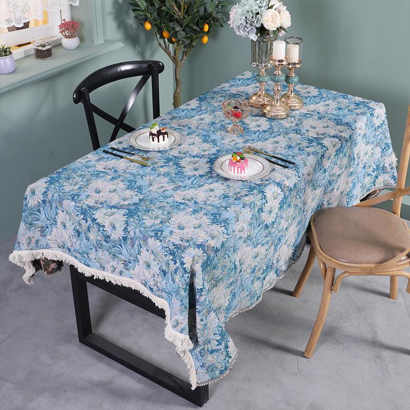 American Table Flag High-End Coffee Table Decorative Cloth Nordic Tablecloth Towel Long Bed Tail Flag New Dining Table Fabric