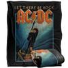AC/DC Let There Be Rock Silky Supersoft Blanket