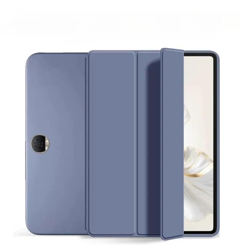 For Huawei Honor Pad 9 Case HEY2-W09 HEY2-W19 12.1 inch Magnetic Trifold PU Leaher Soft Back Stand Tablet Cover Funda Coque