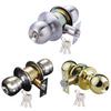 Spherical Door Handle Knobs Universal Stainless Steel Bedroom Lock Bathroom Entrance Locks Kitchen Hardware Sturdy Gear