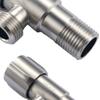 Shut Off Solution Versatile & Long Lasting Angle Stop Valves 304 Stainless Steel Valves 1/2 for Kitchen Bathroom Toilet