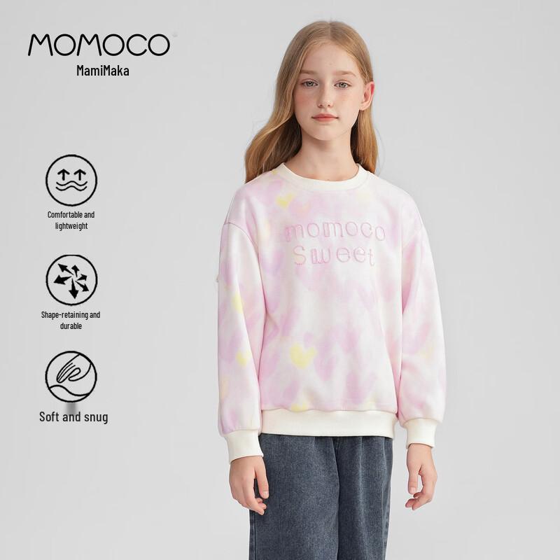 MOMOCO Girls Love Heart Print Sweatshirt 110