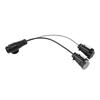 13 Pin To Double 7 Pin Adaptor Trailer Extension Lead Caravan Towing Socket Plug Board Connectors Car Accessories