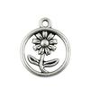 Roses Lotus Flower Charms Sunflowers Pendants For Floral Themed Jewelry Making