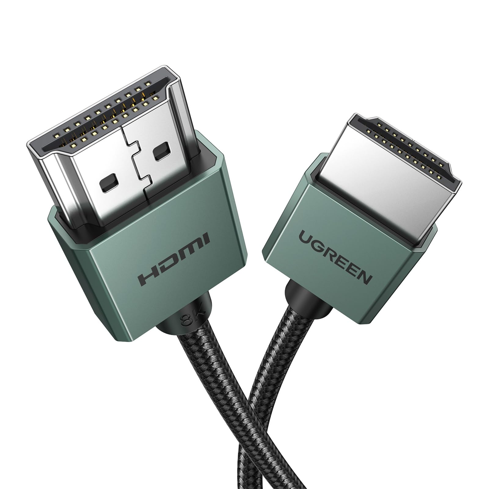 

UGREEN HDMI-кабель 10K 8K Ultra Fine HDMI-кабель Slim 5m Ultra High Speed 48Gbps Dynamic HDR HDCP eARC 3D Ethernet Совместимость Простота управления Совместимость